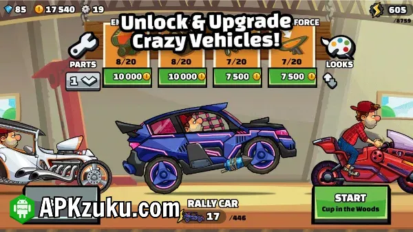 Hill Climb Racing 2 mod apk fuel 1.44 1