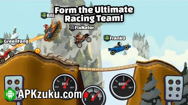 Hill Climb Racing 2 mod apk unlimited money