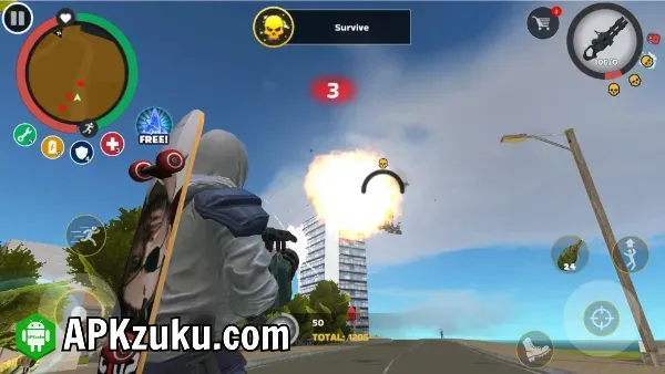 Rope Hero Mafia City Wars unlimited money
