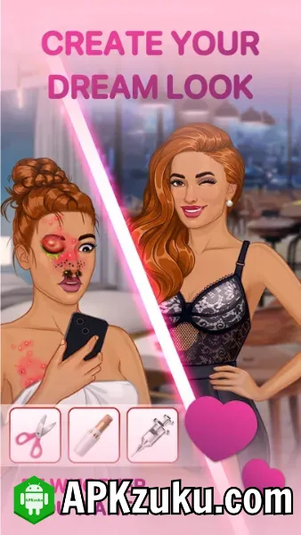 Winked mod apk (free choices)