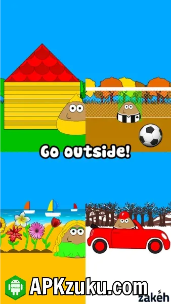 Pou mod apk free purchase