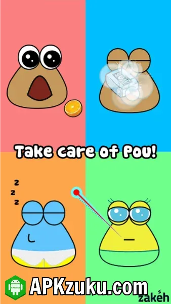 Pou mod apk unlocked all