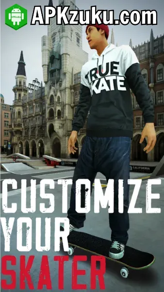 True Skate mod apk free shopping